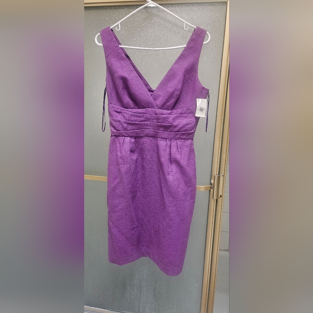 Elegant Purple Sleeveless Dress Trina Turk 6 Nwt Nordstrom Wedding Guest